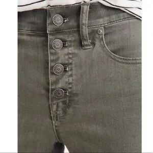 Madewell Olive High-Waisted Skinny Jeans sz 27